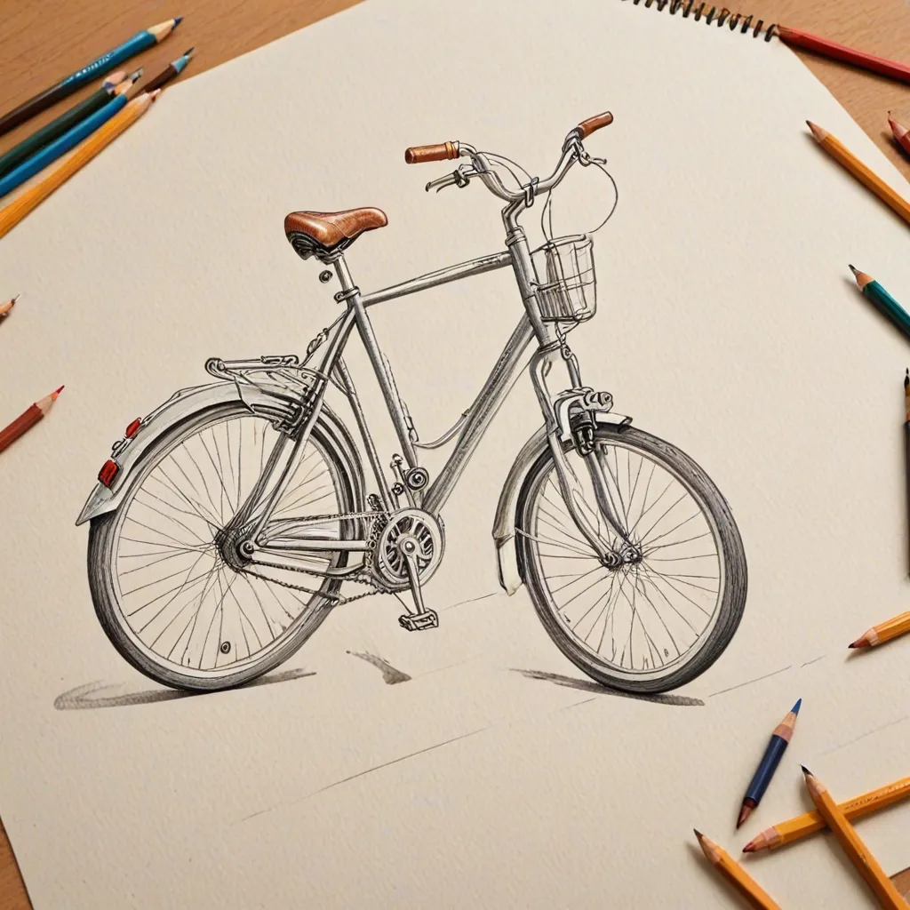 Jak narysować rower - prosty poradnik dla początkujących
