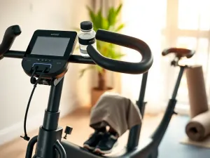 Ergonomiczne, żelowe siodełko rowerowe w zbliżeniu, zapewniające komfort podczas długich tras trekkingowych.