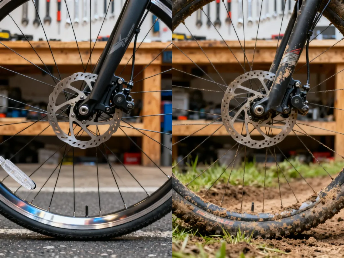 Porównanie hamulców V-brake i hydraulicznych hamulców tarczowych w rowerze