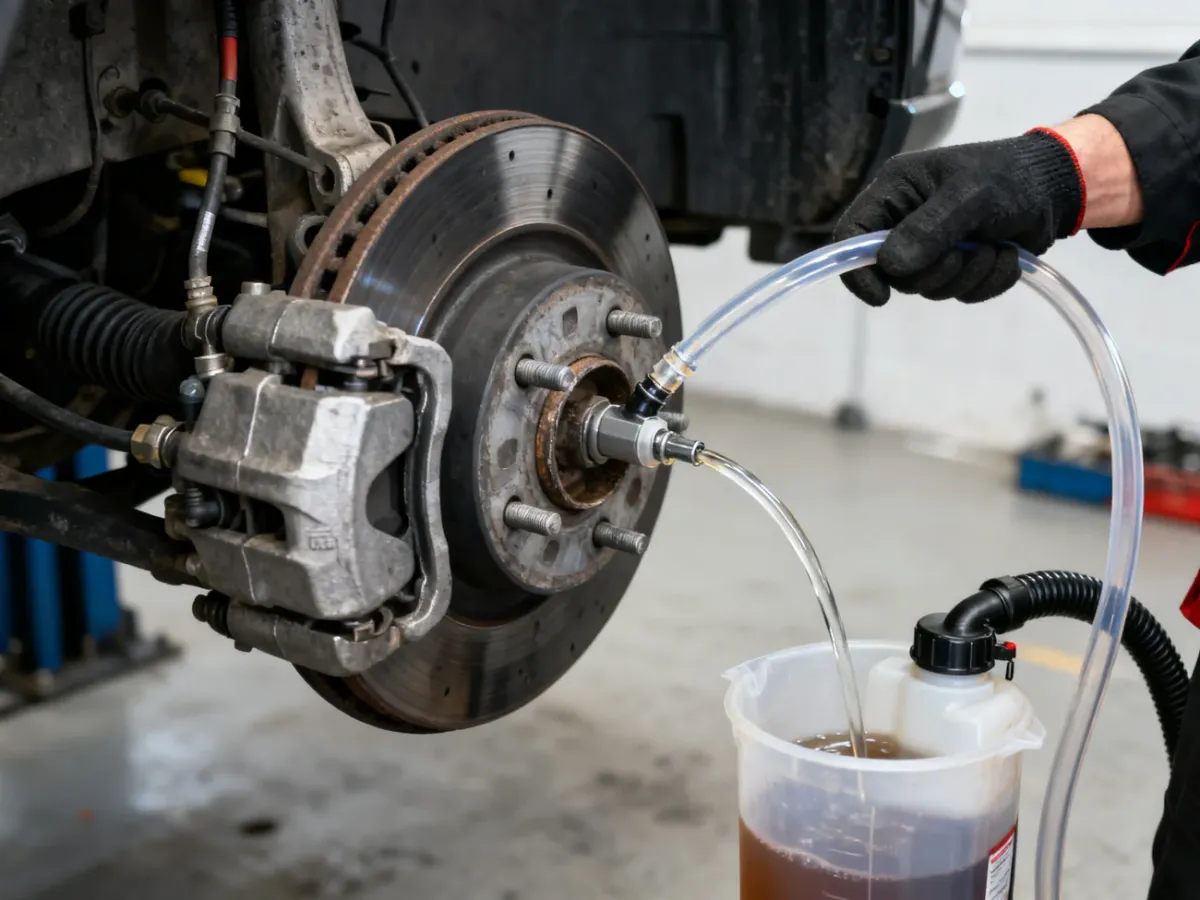Odpowietrzanie hydraulicznego układu hamulcowego