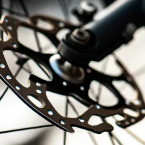 Nowoczesny bagażnik rowerowy zamontowany na haku holowniczym samochodu, prezentujący solidną konstrukcję i mechanizm blokujący.