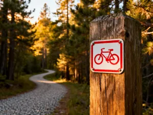 Zbliżenie na mechanizm hamulca tarczowego roweru z widocznymi klockami i tarczą w profesjonalnym warsztacie.