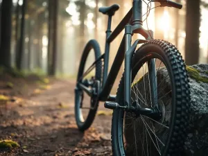 Niezbędne akcesoria rowerowe, takie jak zestaw naprawczy, pompka i bidon, przygotowane na wycieczkę rowerową.