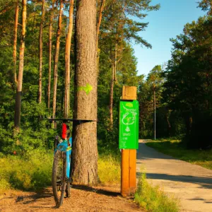 Ergonomiczne siodełko szosowe zamontowane na karbonowej sztycy na tle słonecznego toru kolarskiego.